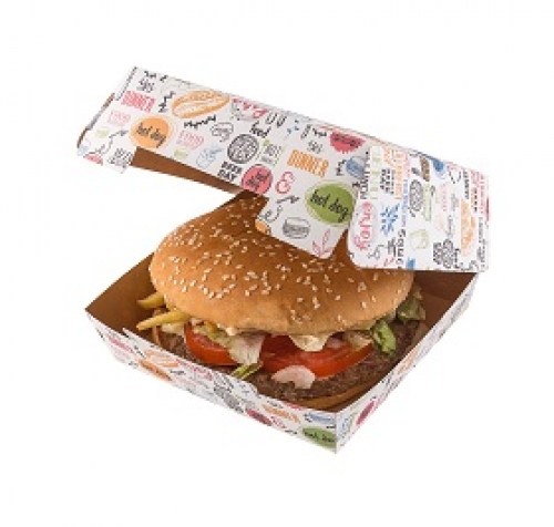 Burger Box (Χάρτινη Συσκευασία Kraft για Ατομικά Burgers)